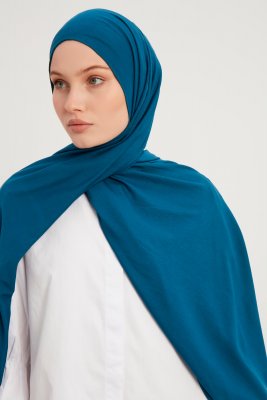 Sibel - Ocean Blue Jersey Hijab