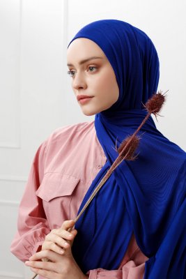 Sibel - Blue Jersey Hijab