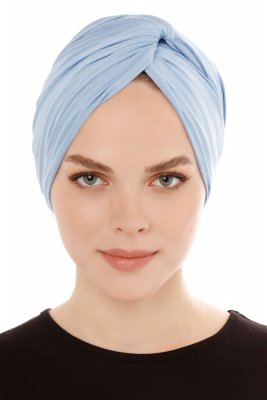 Belinay - Light Blue Turban - Ecardin