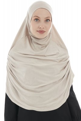 Roxelana - Light Taupe Long Al Amira Hijab