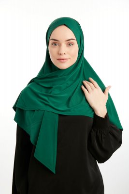 Nermin - Dark Green Sandy Scarfs Hijab