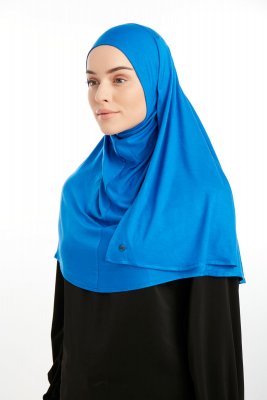 Feriha - Blue Viscose Turban Hijab