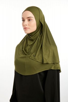 Feriha - Khaki Viscose Turban Hijab