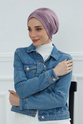 Linda - Lilac Cotton Turban