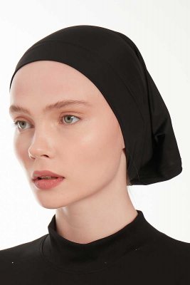Emine - Black Hijab Undercap