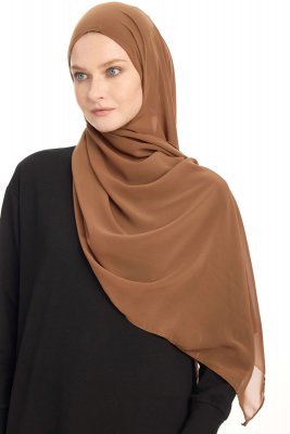 Chiffon Hijab - Light Brown