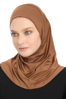 Yazmin - Brown Amira Hijab Ready To Wear