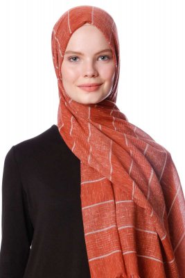 Kiral - Brick Red Hijab - Özsoy