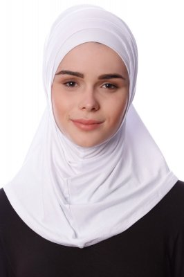 Nehir - White 2-Piece Al Amira Hijab