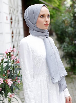Malika - Grey Hijab - Sal Evi