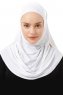Esma - White Amira Hijab - Firdevs