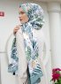 Pineapple Patterned Twill Hijab - Sal Evi