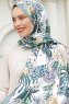 Pineapple Patterned Twill Hijab - Sal Evi