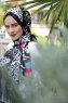 Memphis Patterned Twill Hijab - Sal Evi