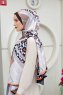 Orange Patterned Twill Hijab - Sal Evi