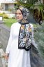Palm Patterned Twill Hijab - Sal Evi