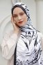 Whirlpool Patterned Twill Hijab - Sal Evi