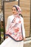 Honeysuckle Patterned Twill Hijab - Sal Evi
