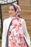 Honeysuckle Patterned Twill Hijab - Sal Evi
