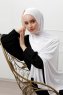 Sibel - White Jersey Hijab