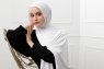 Sibel - White Jersey Hijab