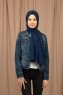 Yildiz - Navy Blue Crepe Chiffon Hijab