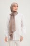 Berrak - Taupe Janjanli Hijab