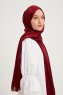Berrak - Bordeaux Janjanli Hijab