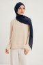 Afet - Navy Blue Comfort Hijab