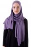 Hanfendy - Dark Purple Practical One Piece Hijab