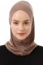 Babe Cross - Dark Taupe One-Piece Al Amira Hijab