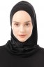 Babe Plain - Black & Light Grey One-Piece Al Amira Hijab