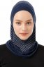 Babe Plain - Navy Blue One-Piece Al Amira Hijab