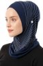 Babe Plain - Navy Blue One-Piece Al Amira Hijab