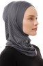Babe Plain - Dark Grey One-Piece Al Amira Hijab