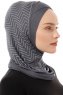 Silva Cross - Dark Grey One-Piece Al Amira Hijab