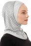 Silva Cross - Light Grey One-Piece Al Amira Hijab