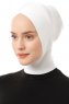 Elnara - White Cross Hijab Underscarf