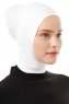 Elnara - Creme Plain Hijab Underscarf