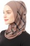 Ekose Plain - Dark Taupe One-Piece Al Amira Hijab