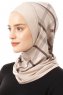 Ekose Plain - Light Taupe One-Piece Al Amira Hijab