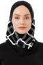 Ekose Cross - Black & White One-Piece Al Amira Hijab