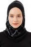 Ekose Cross - Black & Light Grey One-Piece Al Amira Hijab