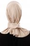 Ceren - Light Taupe Practical Viskos Hijab