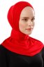 Ceren - Red Practical Viskos Hijab