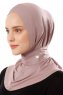Ceren - Stone Grey Practical Viskos Hijab
