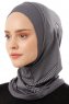 Wind Plain - Dark Grey One-Piece Al Amira Hijab
