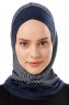Wind Cross - Navy Blue One-Piece Al Amira Hijab