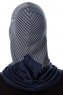 Wind Cross - Navy Blue One-Piece Al Amira Hijab