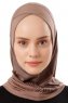 Wind Cross - Dark Taupe One-Piece Al Amira Hijab